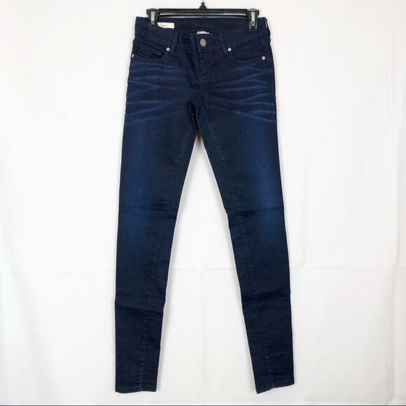 Decree Dark Wash Low Rise Jeans Juniors 3 - Picture 1 of 4